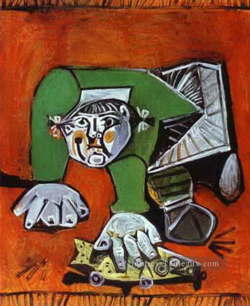 Paloma avec Celluloid Fish 1950 cubisme Pablo Picasso Peintures à l'huile